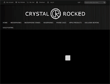 Tablet Screenshot of crystalrocked.com